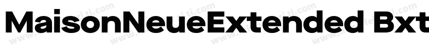 MaisonNeueExtended BxtraBold字体转换